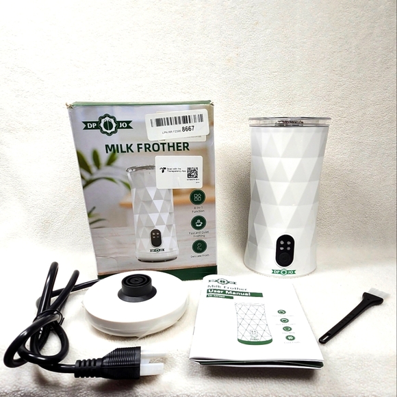 DPJO Milk Frother Frothing Cooffee Never Used - Picture 1 of 6